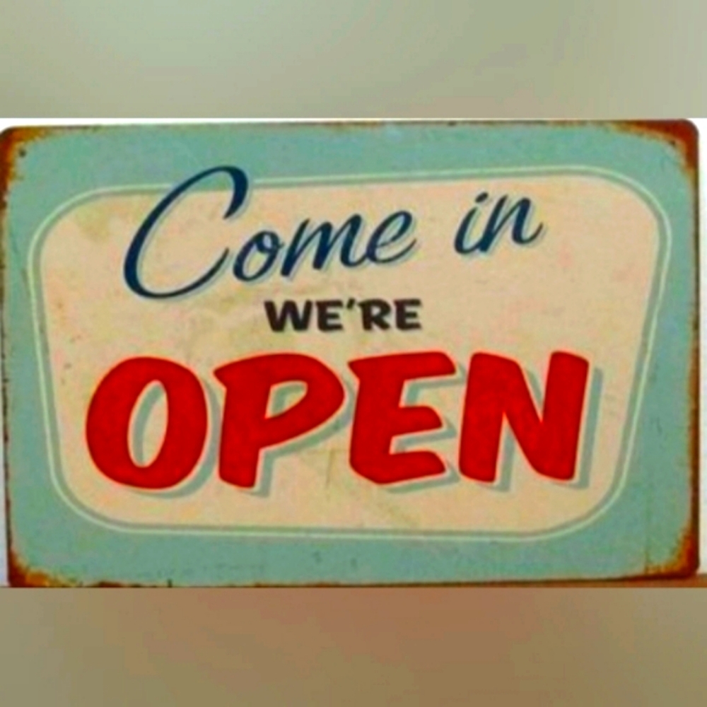 We're Open!!!